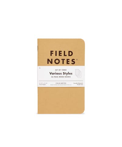 Front cover of the Original Kraft 3-Pack with brown cover.