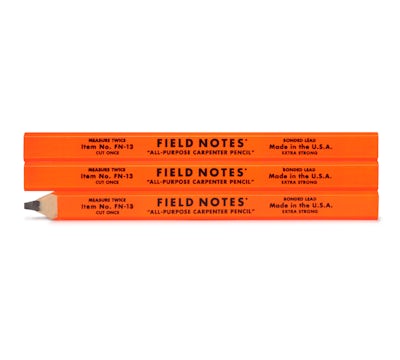 FN 13 Carpenter Pencil Pack A Orange